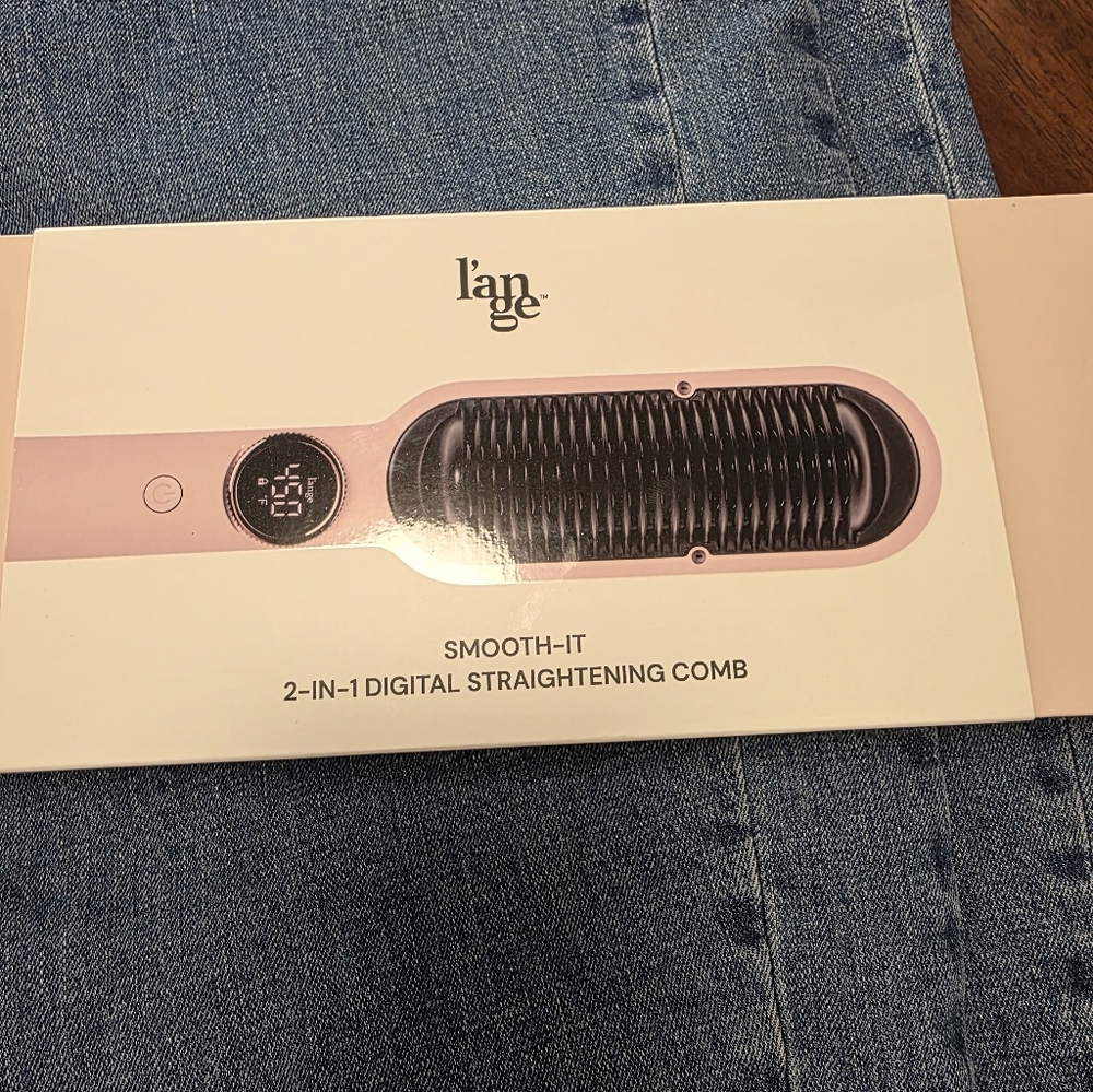 L'ange Pink Digital Straightening Comb